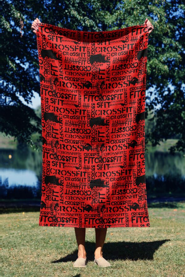 Essential Towel Crossfit Red Plaj Havlusu - Görsel 5