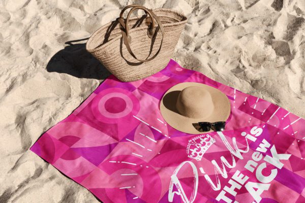 Essential Towel Pink is The New Black Plaj Havlusu