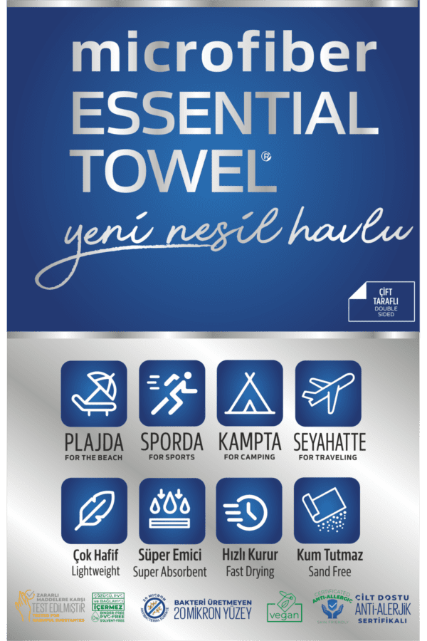 Essential Towel Heat Blizzard Plaj Havlusu - Görsel 2